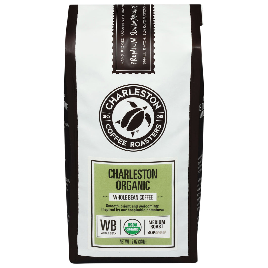 Charleston Coffee Roasters Inc. Coffee Organic Whole Bean Medium Roast Charleston 6/12 OZ [UNFI #2061034] [ebt]