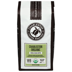 Charleston Coffee Roasters Inc. Coffee Organic Whole Bean Medium Roast Charleston 6/12 OZ [UNFI #2061034] [ebt]
