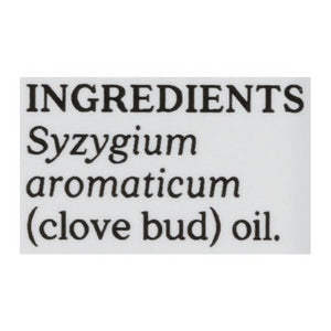 Aura Cacia Pure Essential Oil Comforting Clove Bud 1/.5 OZ [UNFI #444844] T