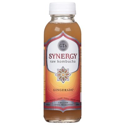 Gts Kombucha Raw Gingerade 12/10 OZ [UNFI #2931533] [ebt]