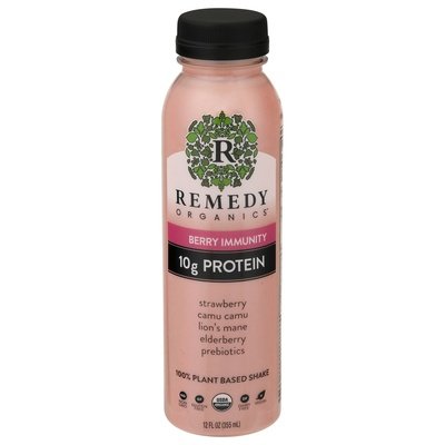 Remedy Organics Shake 100% Plant Based Berry Immunity 6/12 OZ [UNFI #2448504] [ebt]