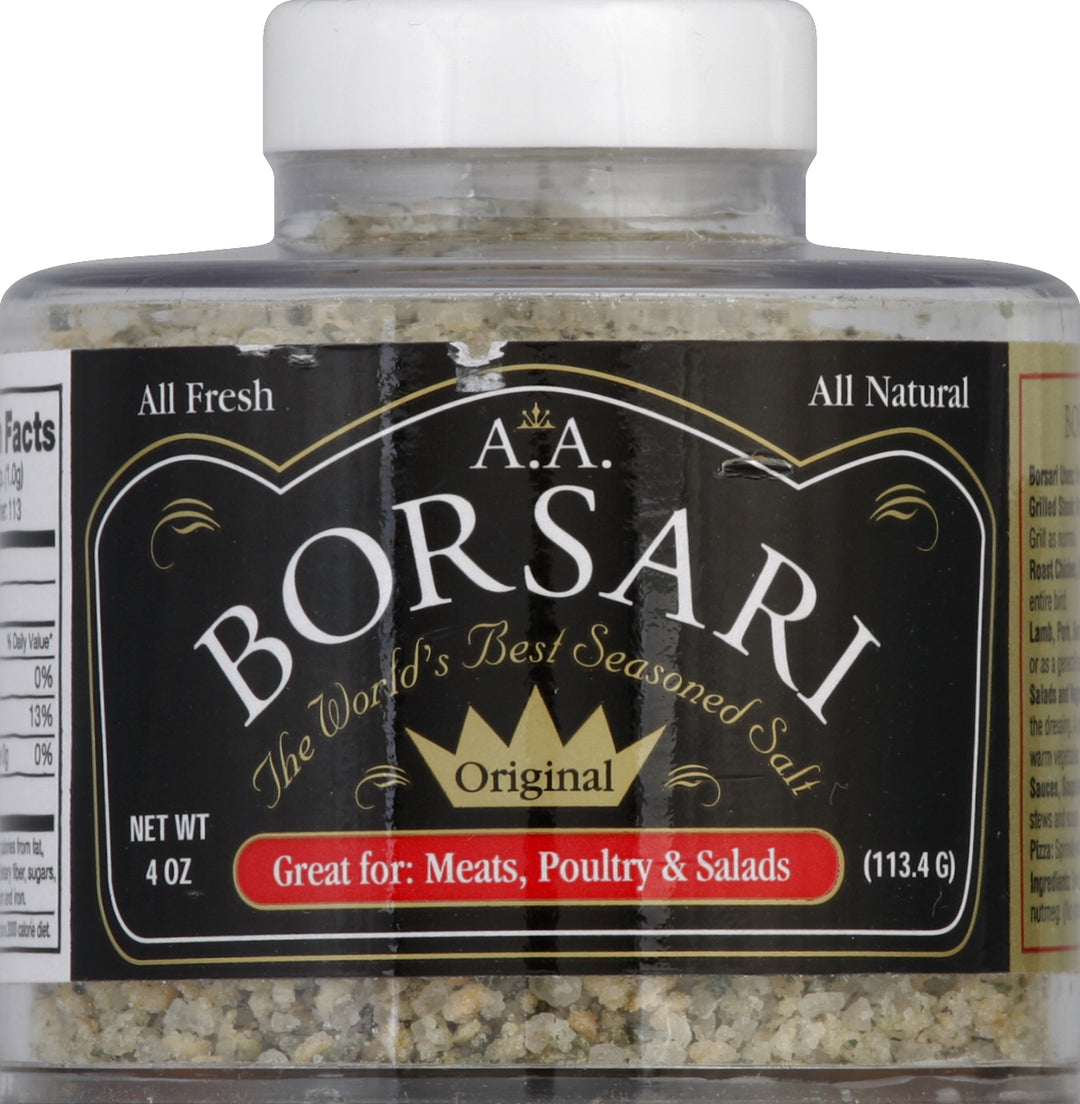Borsari Salt Seasoned Original 6/4 OZ [UNFI #1911213] [ebt]