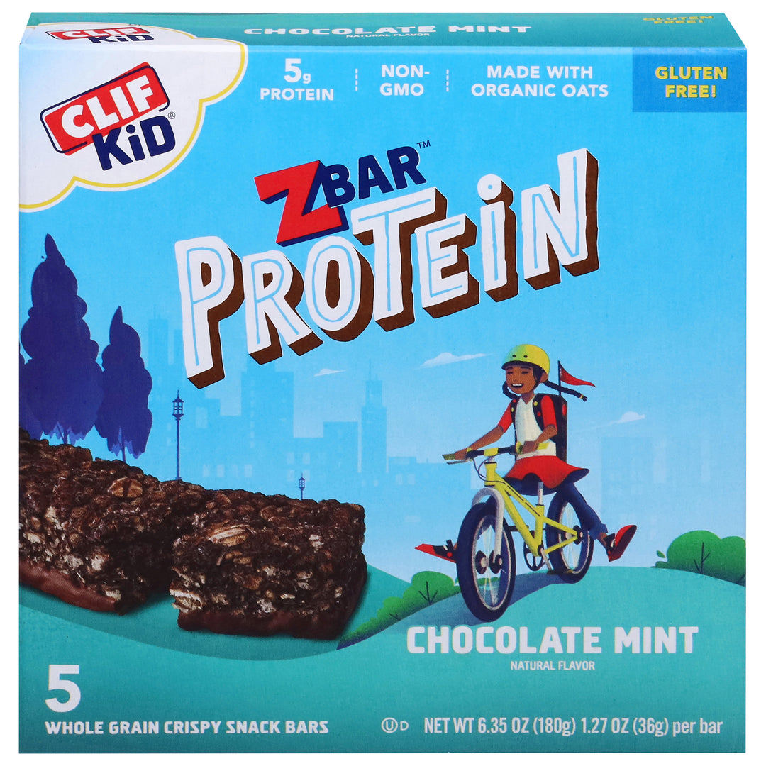 Clif Bar Crispy Snack Bars Whole Grain Chocolate Mint 6/5/1.27OZ [UNFI #1511708] [ebt]
