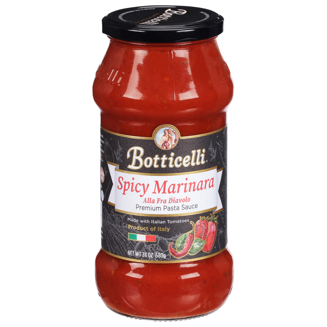 Botticelli Pasta Sauce Premium Spicy Marinara 6/24 OZ [UNFI #3133766] [ebt]