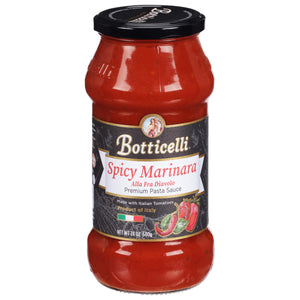 Botticelli Pasta Sauce Premium Spicy Marinara 6/24 OZ [UNFI #3133766] [ebt]