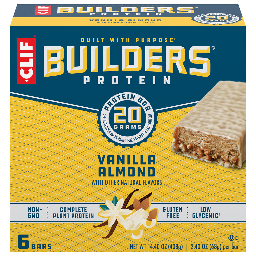 Clif Bar Protein Bar Vanilla Almond 6/6/2.4 OZ [UNFI #1699446] [ebt]