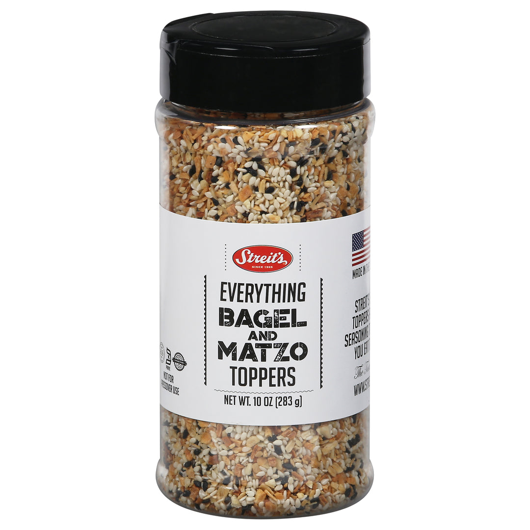 Streits Bagel and Matzo Toppers Everything 12/10 OZ [UNFI #2755239] [ebt]