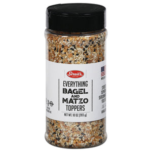 Streits Bagel and Matzo Toppers Everything 12/10 OZ [UNFI #2755239] [ebt]