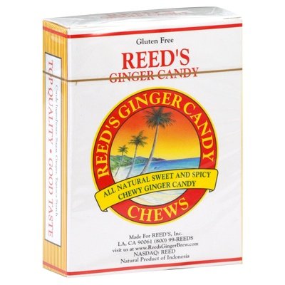 Reeds Ginger Candy Chews 20/2 OZ [UNFI #0144261] [ebt]