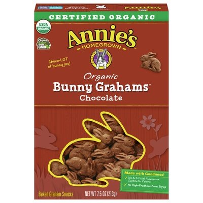 Annies Homegrown Bunny Grahams Organic Chocolate 12/7.5 OZ [UNFI #1975754] [ebt]