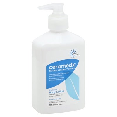 Ceramedx Body Lotion Fragrance Free Restoring 12 OZ [UNFI #2312593] T
