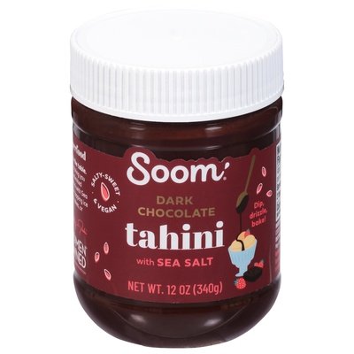 Soom Foods Tahini Dark Chocolate 6/12 OZ [UNFI #2833374] [ebt]
