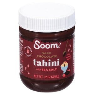 Soom Foods Tahini Dark Chocolate 6/12 OZ [UNFI #2833374] [ebt]