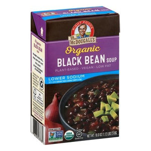 Dr Mcdougalls Soup Organic Black Bean 6/18 OZ [UNFI #0661058] [ebt]