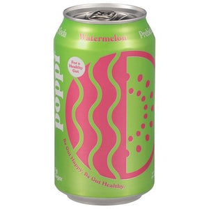 Poppi Prebiotic Soda Watermelon 12/12 OZ [UNFI #2711448] [ebt] D