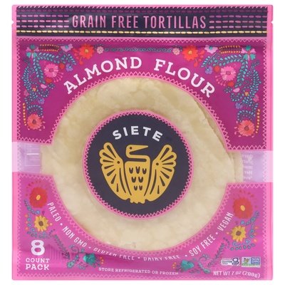 Siete Tortillas Grain Free Almond Flour 12/7 OZ [UNFI #1804756] [ebt]