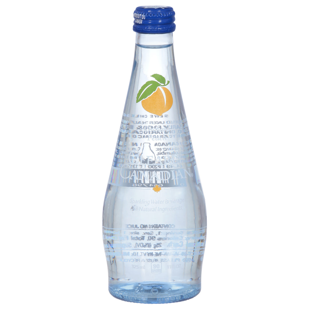 Clearly Canadian Sparkling Water Beverage Orchard Peach 12/11 FZ [UNFI #2559235] [ebt] D