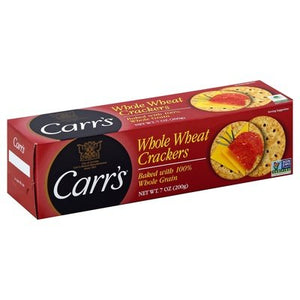 Carrs Crackers Whole Wheat 12/7 OZ [UNFI #0726042] [ebt]