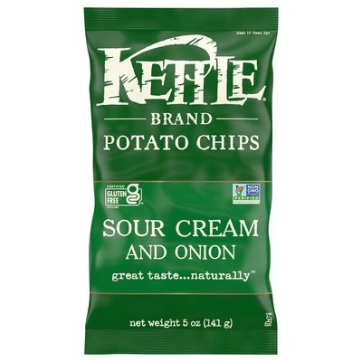 Kettle Brand Potato Chips Sour Cream And Onion 15/5 OZ [UNFI #445403] [ebt]