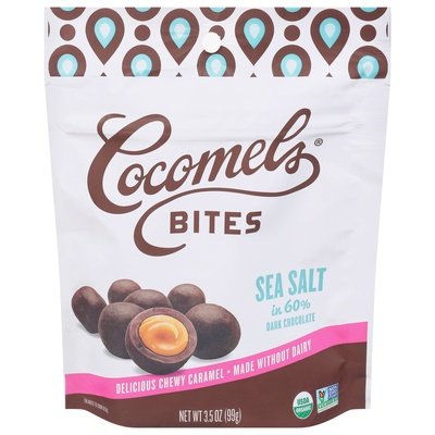Cocomels Dark Chocolate. Sea Salt Bites 6/3.5 OZ [UNFI #2098937] [ebt]