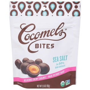 Cocomels Dark Chocolate. Sea Salt Bites 6/3.5 OZ [UNFI #2098937] [ebt]