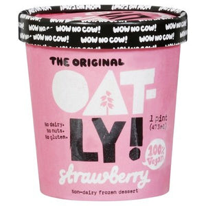 Oatly Frozen Dessert Non-Dairy Strawberry 8/PINT [UNFI #2474070] [ebt]