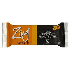 Zing Bar Nutrition Bar Dark Chocolate Peanut Butter 12/1.76OZ [UNFI #1055110] [ebt]