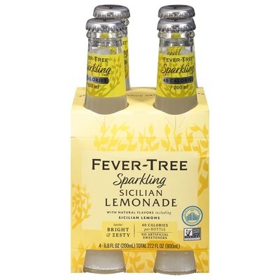 Fever-Tree Tonic Water Sicilian Lemonade Sparkling 6/4/6.8 Z [UNFI #2895563] [ebt] D