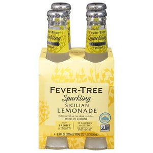 Fever-Tree Tonic Water Sicilian Lemonade Sparkling 6/4/6.8 Z [UNFI #2895563] [ebt] D