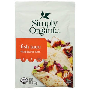 Simply Organic Seasoning Mix Fish Taco 12/1.13Oz [UNFI #0916437] [ebt]