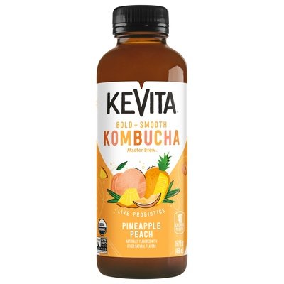 Kevita Kombucha Pineapple Peach 6/15.2 OZ [UNFI #2266302] [ebt] D