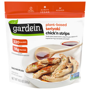 Gardein Chick'n Strips Teriyaki 8/10.5 OZ [UNFI #1104553] [ebt]