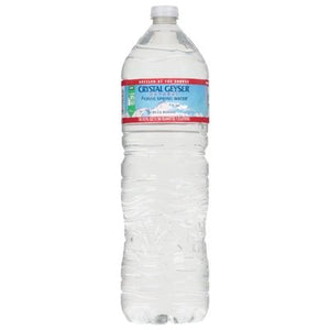 Crystal Geyser Alpine Spring Water Natural 12/1.5 Lt [UNFI #0739961] [ebt]