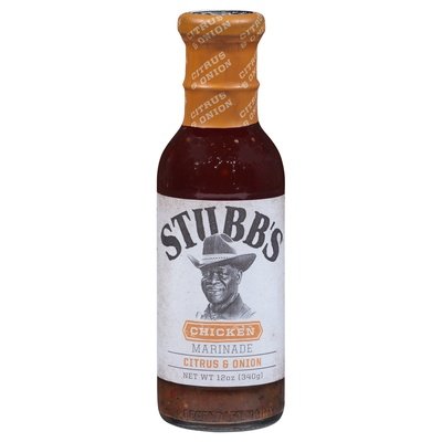 Stubbs Chicken Marinade Citrus & Onion 6/12 OZ [UNFI #0469288] [ebt]