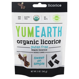 Yumearth Licorice Organic Black 6/5 OZ [UNFI #3028586] [ebt]