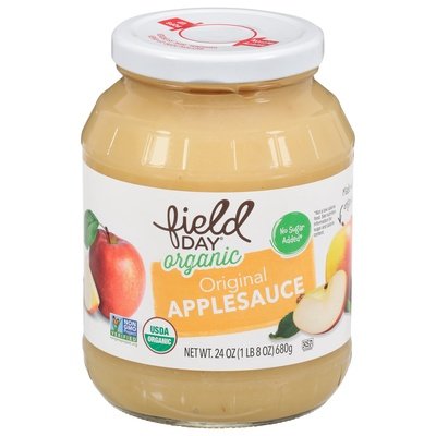 Field Day Applesauce Organic Original 12/24 OZ [UNFI #1816693] [ebt]