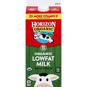 Horizon Milk Organic Lowfat 1% 6/64 OZ [UNFI #0956490] [ebt]