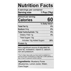 Chloes Pops Blueberry 6/4/2.5 OZ [UNFI #2317410] [ebt]