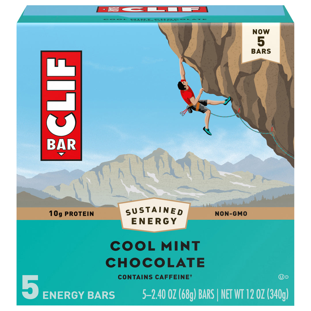 Clif Bar Energy Bars Cool Mint Chocolate 6/5/2.4 OZ [UNFI #3075405] [ebt]