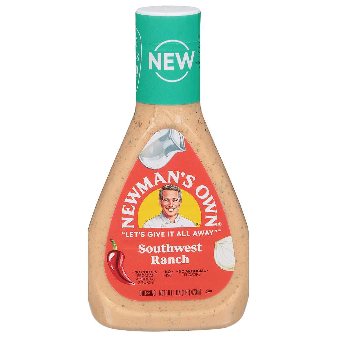 Newmans Own Dressing Southwest Ranch 6/16 FZ [UNFI #3075520] [ebt]