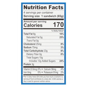 Aldens Organic Ice Cream Sandwich Vanilla Bean Round Sammies 12/14 OZ [UNFI #1834829] [ebt]