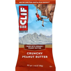Clif Bar Energy Bar Crunchy Peanut Butter 12/2.4 OZ [UNFI #0467480] [ebt]