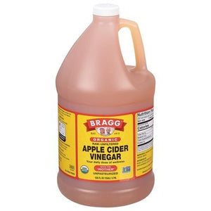Bragg Apple Cider Vinegar Organic Raw-UNFI ltered 4/1 GAL [UNFI #1543628] [ebt]