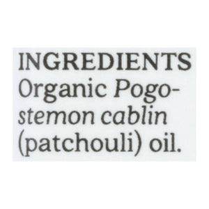 Aura Cacia Pure Essential Oil Organic Balancing Patchouli 1/.25 OZ [UNFI #325233] T