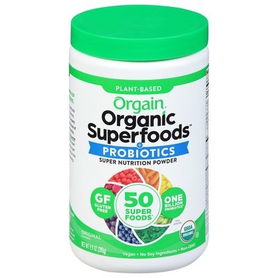 Orgain Super Nutrition Powder Original Flavored Probiotics 1/.62 LBS [UNFI #1795780]