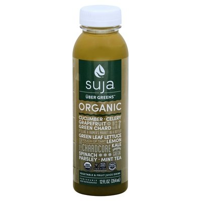 Suja Vegetable & Fruit Juice Drink Organic Uber Greens 6/12 OZ [UNFI #1645563] [ebt]