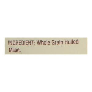 Bobs Red Mill Millet Whole Grain 4/28 OZ [UNFI #2597276] [ebt]