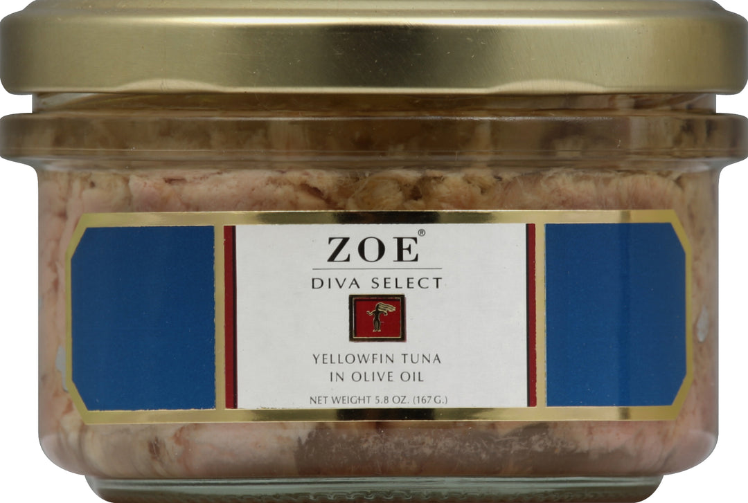 Zoe Tuna in Olive Oil Yellowfin 12/6.7 OZ [UNFI #2958767] [ebt]