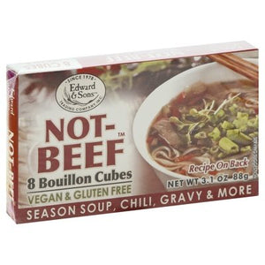 Edward & Sons Bouillon Cubes Not-Beef 12/3.1 OZ [UNFI #0154914] [ebt]
