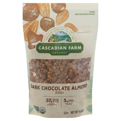 Cascadian Farm Granola Organic Dark Chocolate Almond 4/11 OZ [UNFI #2941987] [ebt]